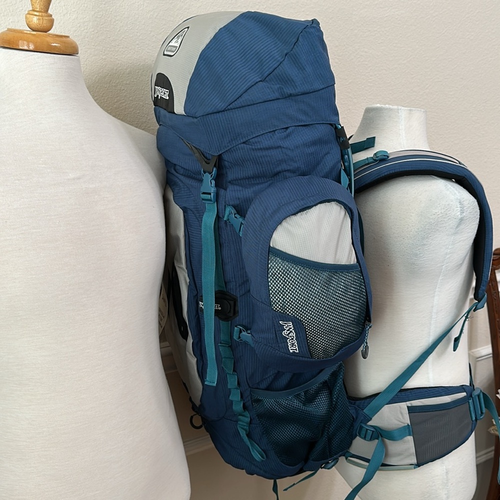 Jansport VERSTEEG 60 Backpack - Bonsai Blue/New Gunsmoke Grey
